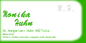 monika huhn business card